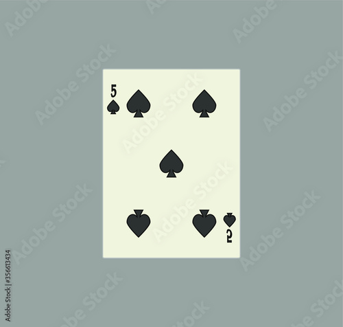 playing card. illustration for web and mobile design.