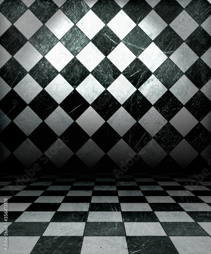 Check Grunge Room