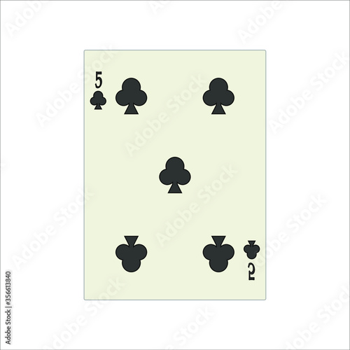 playing card. illustration for web and mobile design.