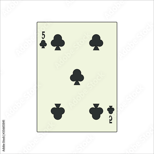 playing card. illustration for web and mobile design.