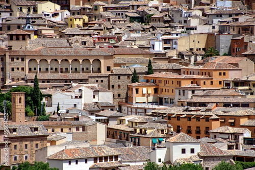 Panorama of the old city of Toledo, the former capital of Spain. © othman