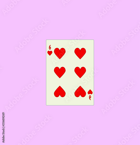 playing card. illustration for web and mobile design.