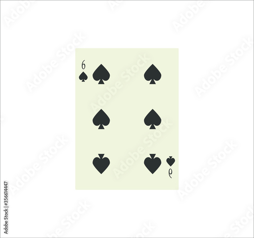 playing card. illustration for web and mobile design.