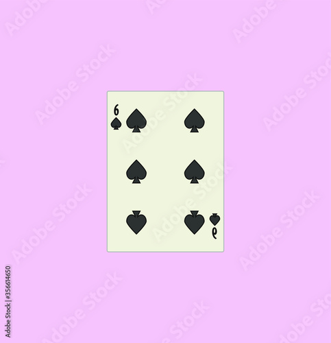 playing card. illustration for web and mobile design.
