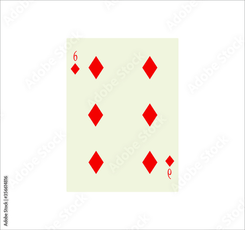 playing card. illustration for web and mobile design.