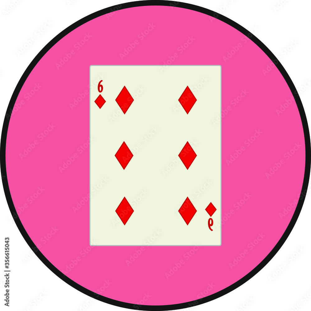 Obraz premium playing card. illustration for web and mobile design.