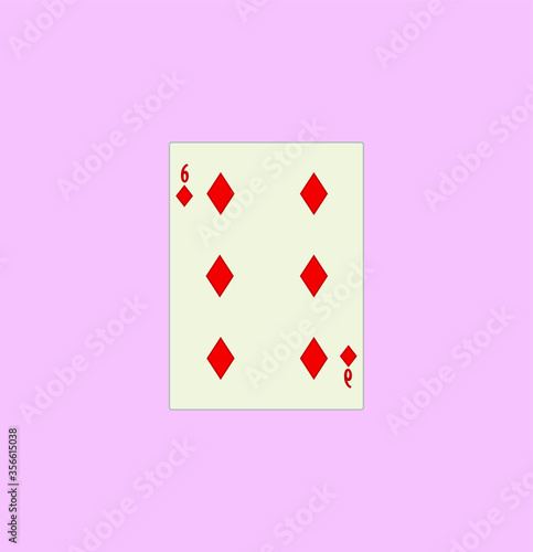 playing card. illustration for web and mobile design.