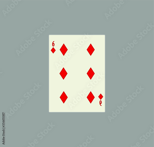 playing card. illustration for web and mobile design.