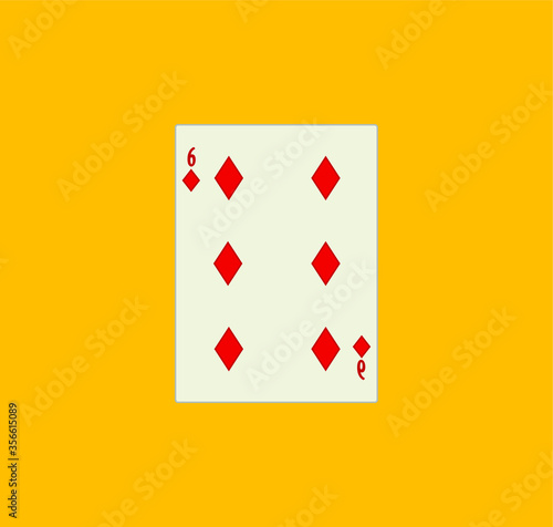 playing card. illustration for web and mobile design.