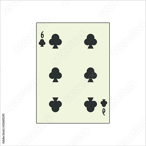 playing card. illustration for web and mobile design.