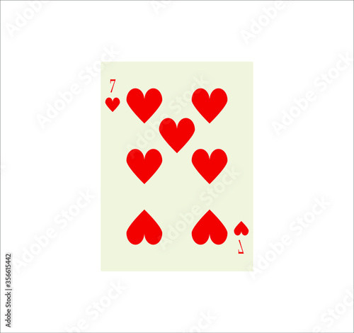 playing card. illustration for web and mobile design.