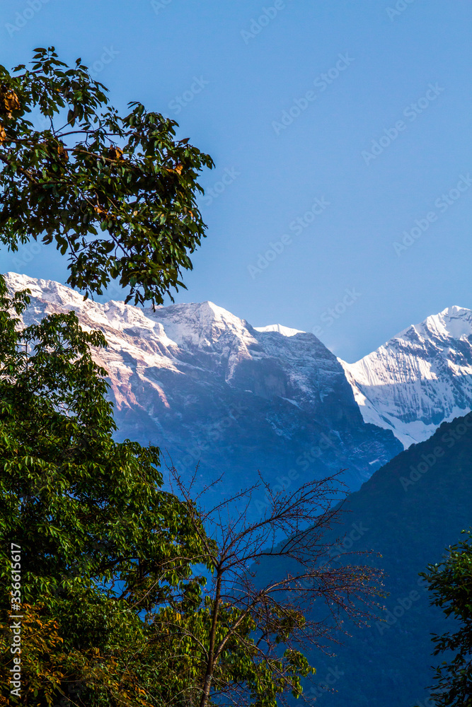 Ghandruk mountain view, Annapurna, Nepal