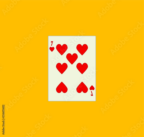 playing card. illustration for web and mobile design.