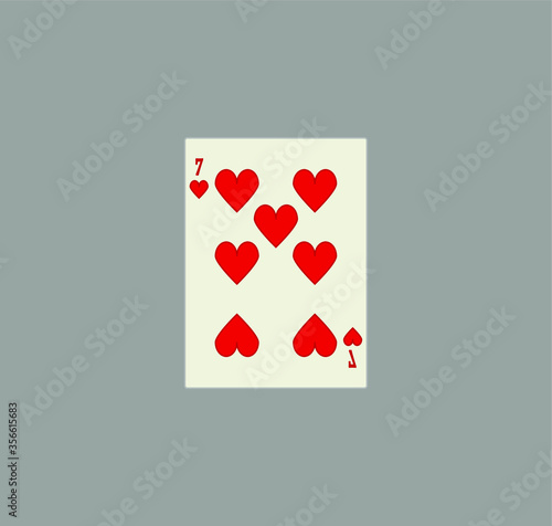 playing card. illustration for web and mobile design.