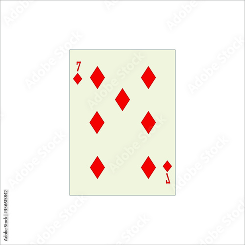 playing card. illustration for web and mobile design.