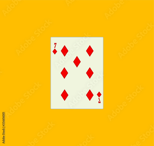 playing card. illustration for web and mobile design.