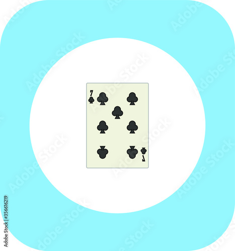 playing card. illustration for web and mobile design.
