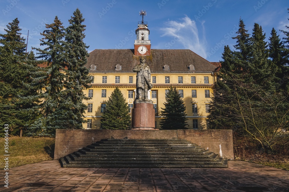 Fototapeta premium Abandoned buldings in abandoned former soviet military base, Germany