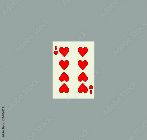 playing card. illustration for web and mobile design.