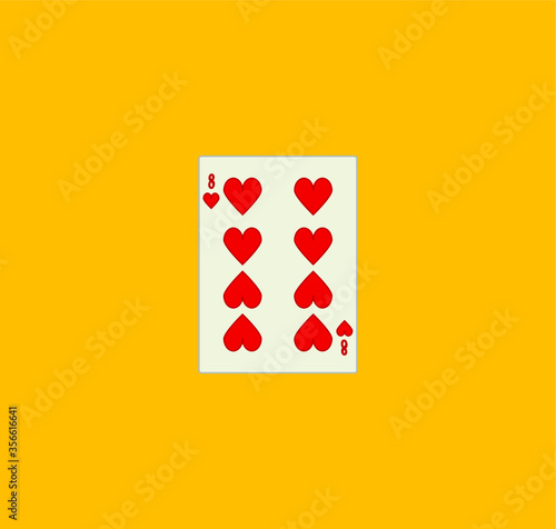 playing card. illustration for web and mobile design.