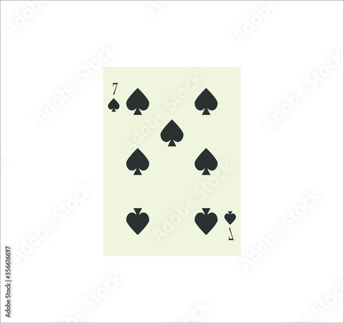 playing card. illustration for web and mobile design.