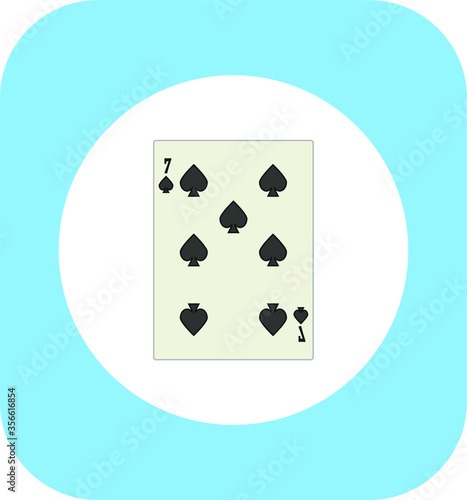 playing card. illustration for web and mobile design.
