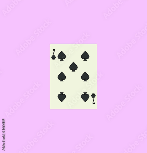 playing card. illustration for web and mobile design.
