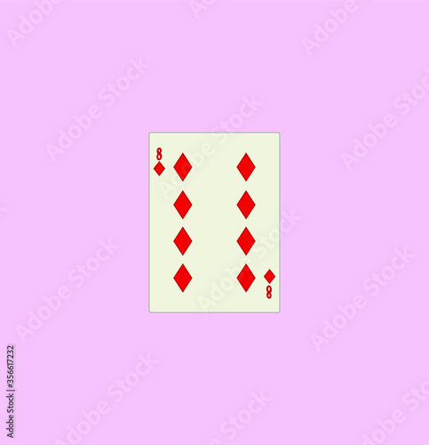 playing card. illustration for web and mobile design.