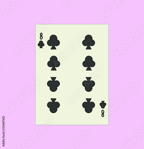 playing card. illustration for web and mobile design.