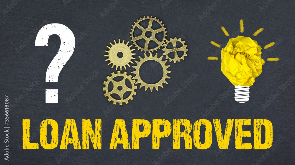 Obraz premium Loan approved