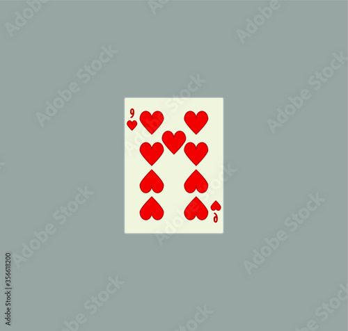playing card. illustration for web and mobile design.