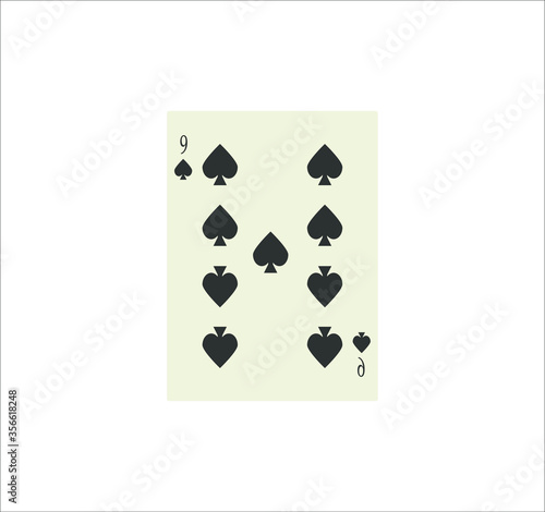 playing card. illustration for web and mobile design.