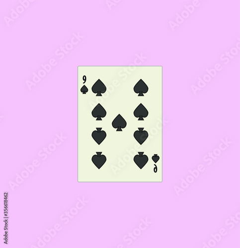 playing card. illustration for web and mobile design.