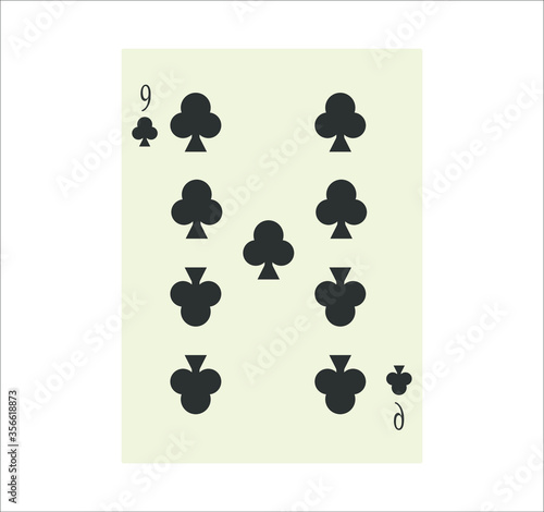 playing card. illustration for web and mobile design.