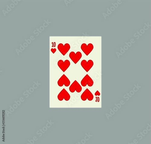 playing card. illustration for web and mobile design.
