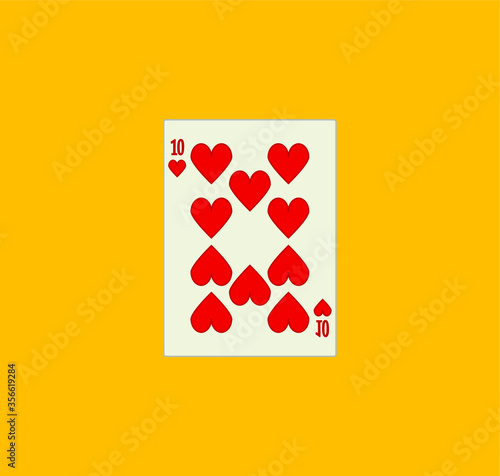 playing card. illustration for web and mobile design.
