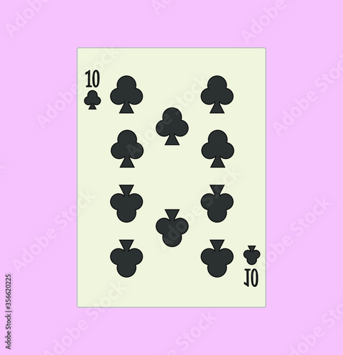 playing card. illustration for web and mobile design.