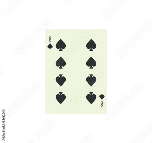playing card. illustration for web and mobile design.