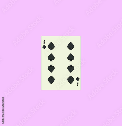 playing card. illustration for web and mobile design.