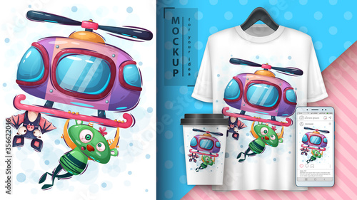 Extreme travel poster and merchandising