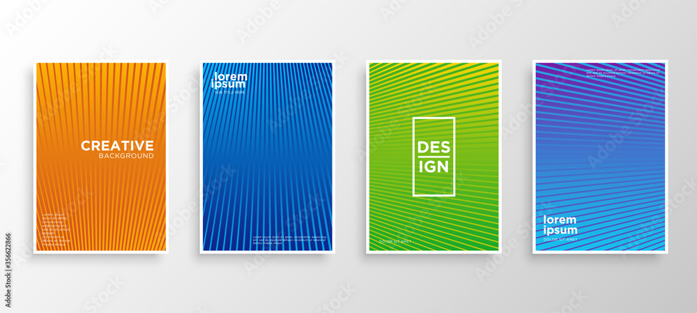 Set of four Minimal covers design. Colorful halftone gradients.modern background template design for web. Cool gradients. Future geometric patterns. Eps10 vector. Set of four Minimal covers design. Colorful halftone gradients.modern background template design for web. Cool gradients. Future geometric patterns. Eps10 vector.