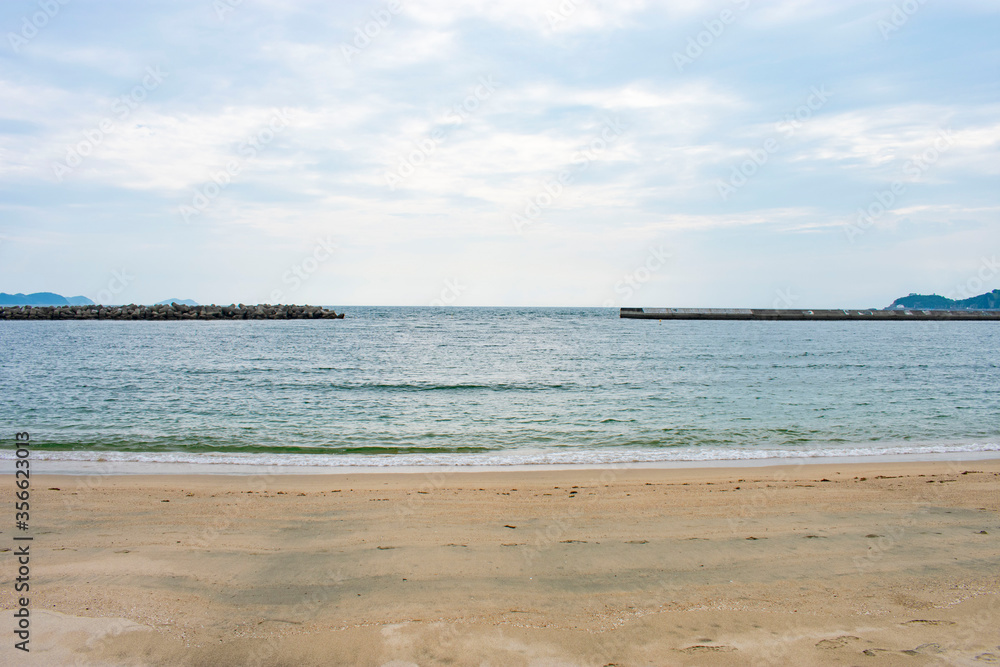 Fototapeta premium 和歌浦片男波海水浴場