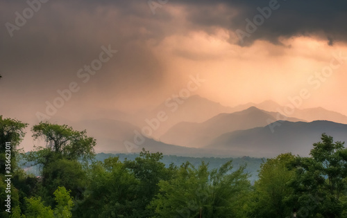 Cloudy Mountains... 