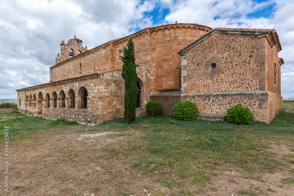 Church of Our Lady of the Nativity in Santa María de Riaza, in the province of Segovia (Spain)
