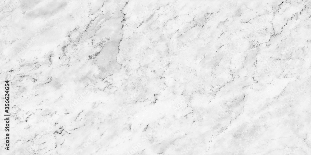 White marble background or texture and copy space - obrazy, fototapety, plakaty 
