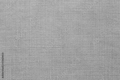 Gray linen fabric texture or background.