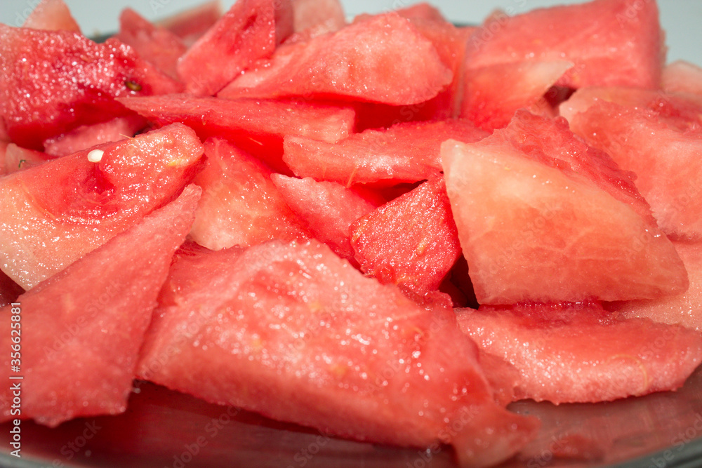 A picture of water melon slices A picture of water melon slices
