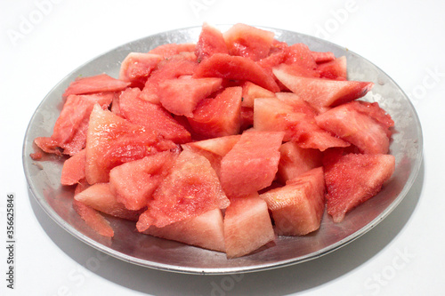 A picture of water melon slices
