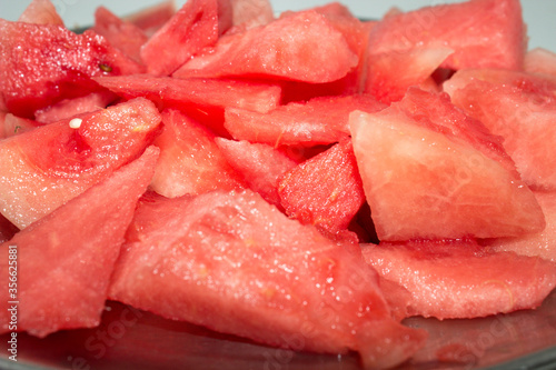 A picture of water melon slices