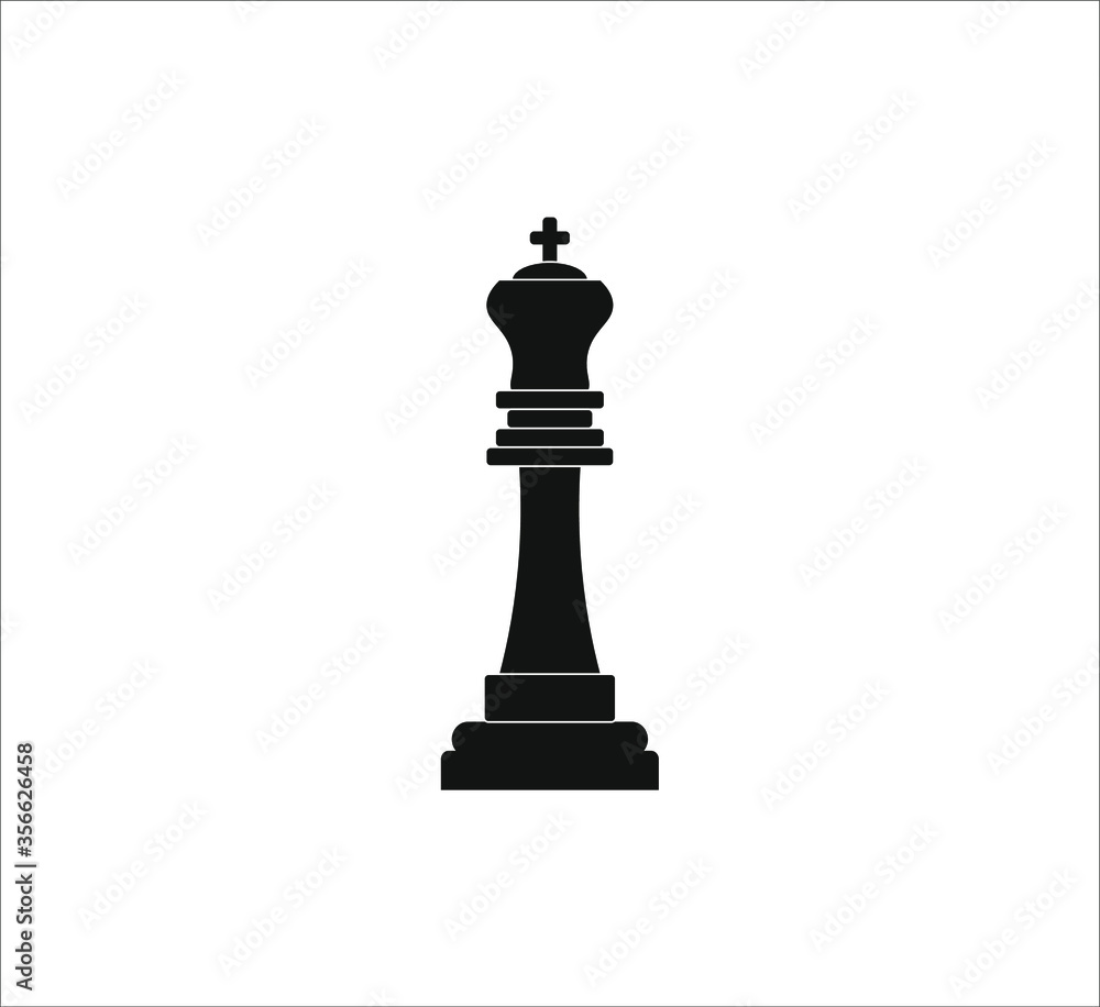 chess king figure. illustration for web and mobile design. chess king figure. illustration for web and mobile design.